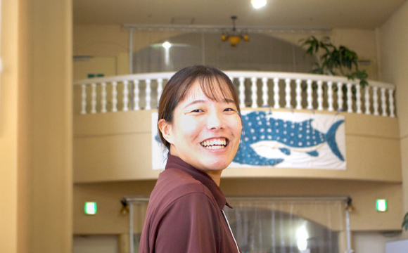 写真: 働いているときの様子